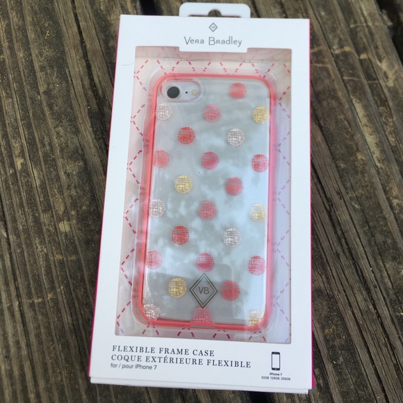 Vera Bradley IPhone 8/7 Case Pink Polkadots! - Picture 3 of 5